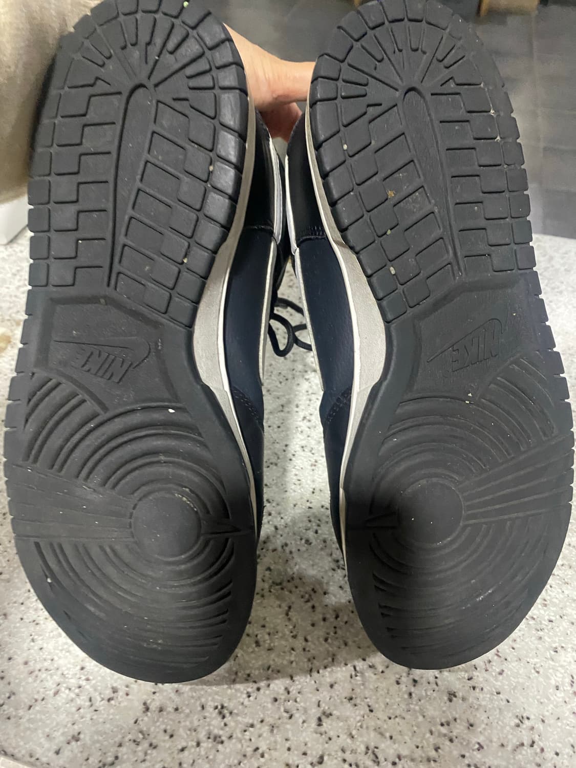 나이키 덩크 하이 블랙/화이트 상품이미지8