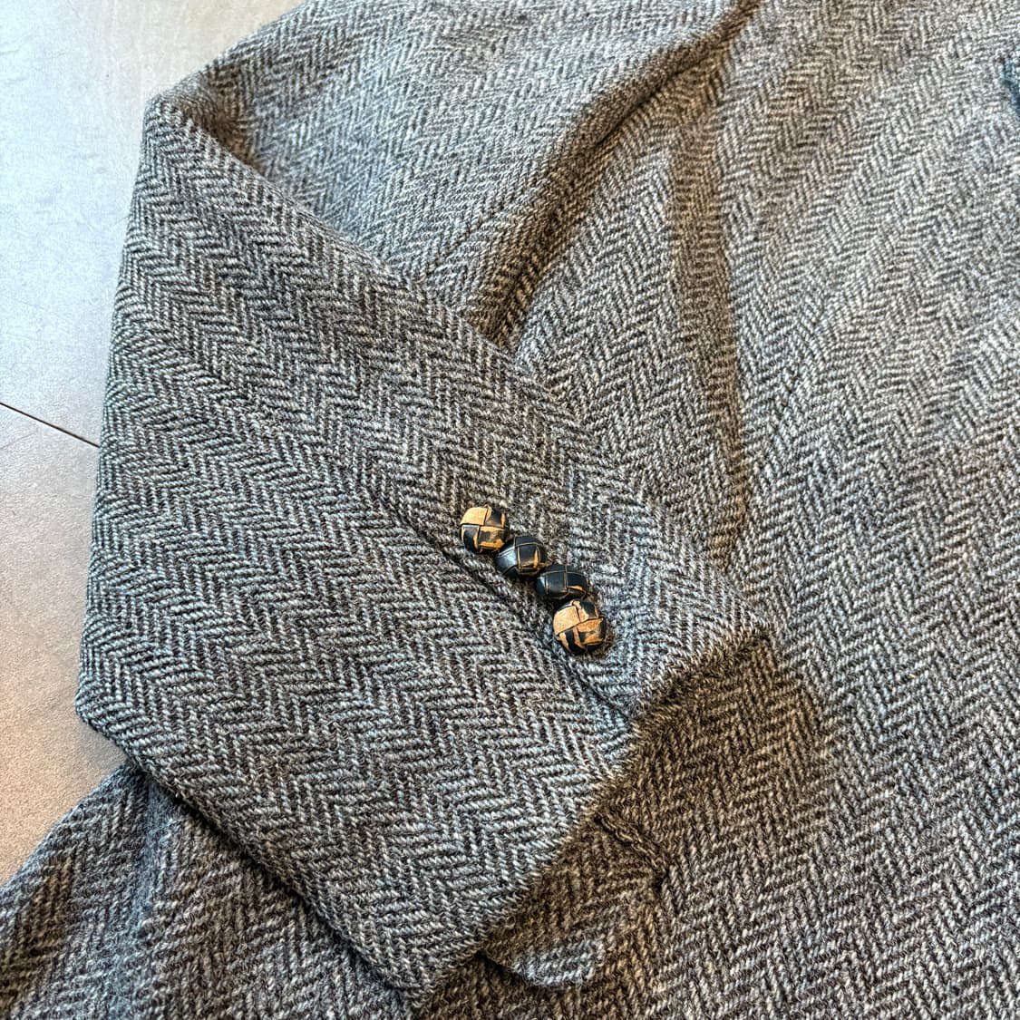 빈티지 해리스트위드 울 자켓  상품이미지7