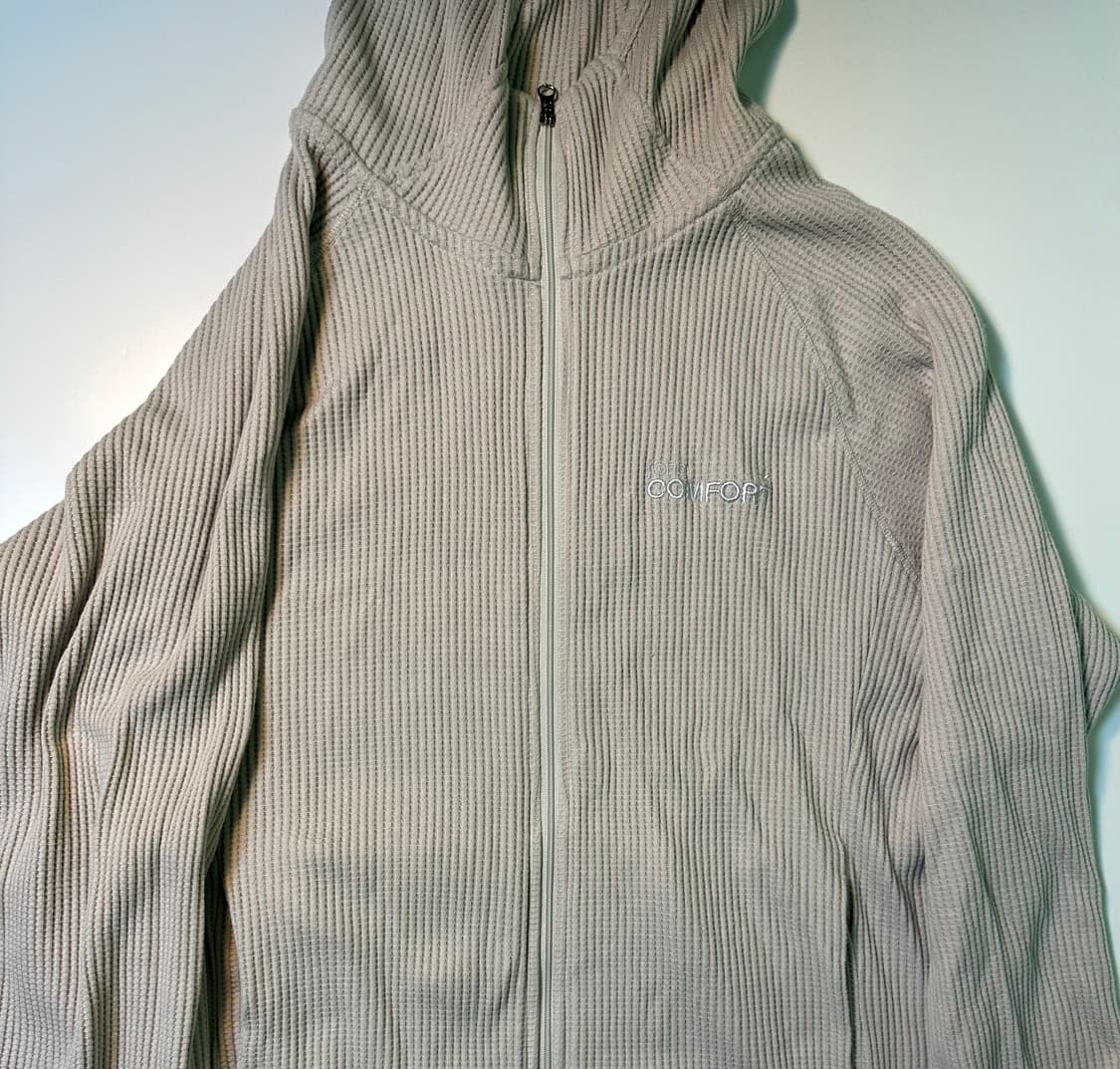 지초이컴포트 24-001 와플 집후디 스커트세트 상품이미지2