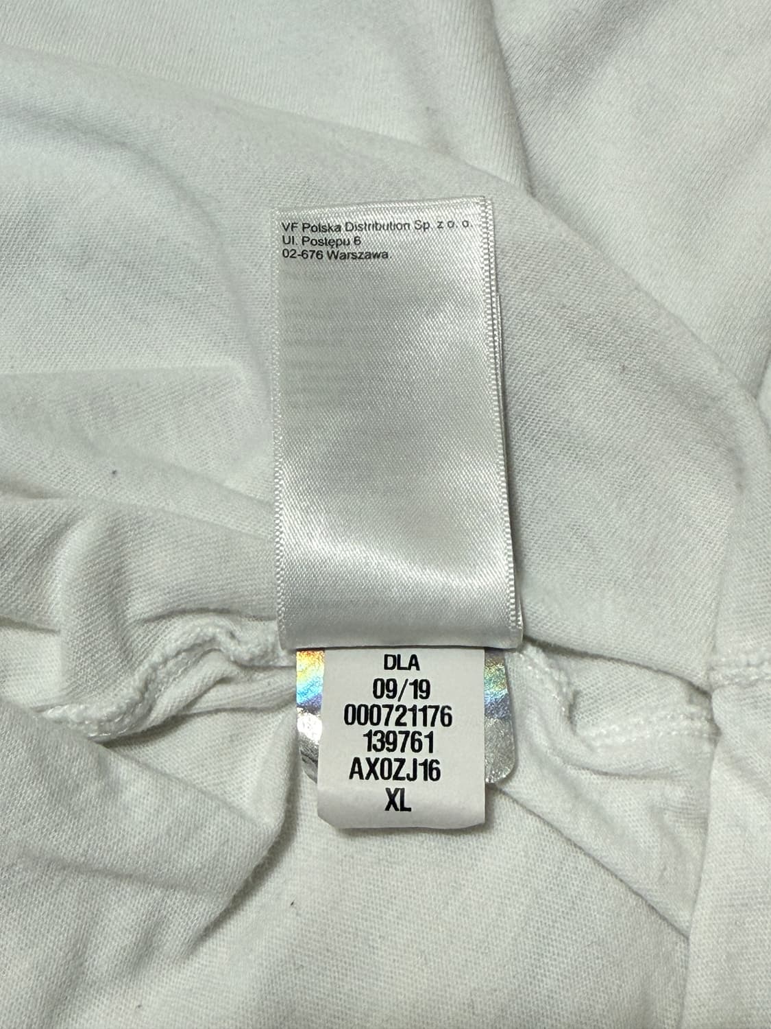 슈프림 x 노스페이스 19FW 자유의 여신상 반팔 티셔츠 화이트 상품이미지8