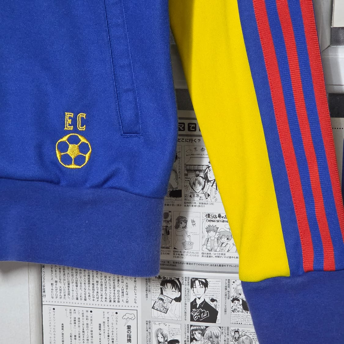 아디다스 에콰도르 블루 슬림핏 져지 트랙탑 상품이미지4