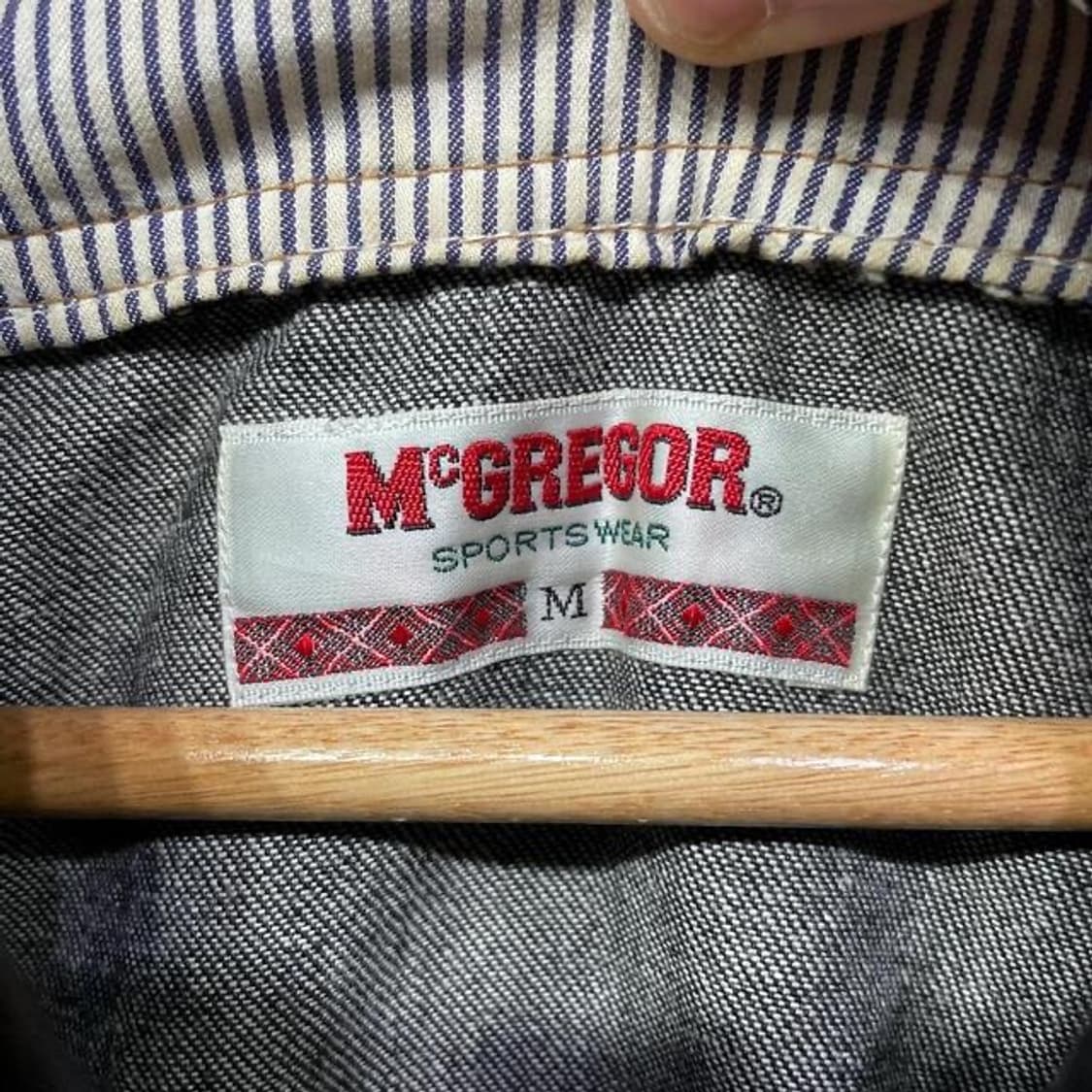 맥그리거 베이스볼 데님 자켓 (M)  상품이미지9