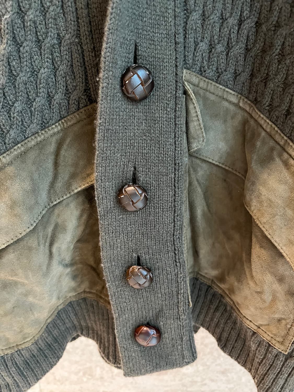 알렉산더맥퀸그린니트가디건 상품이미지3