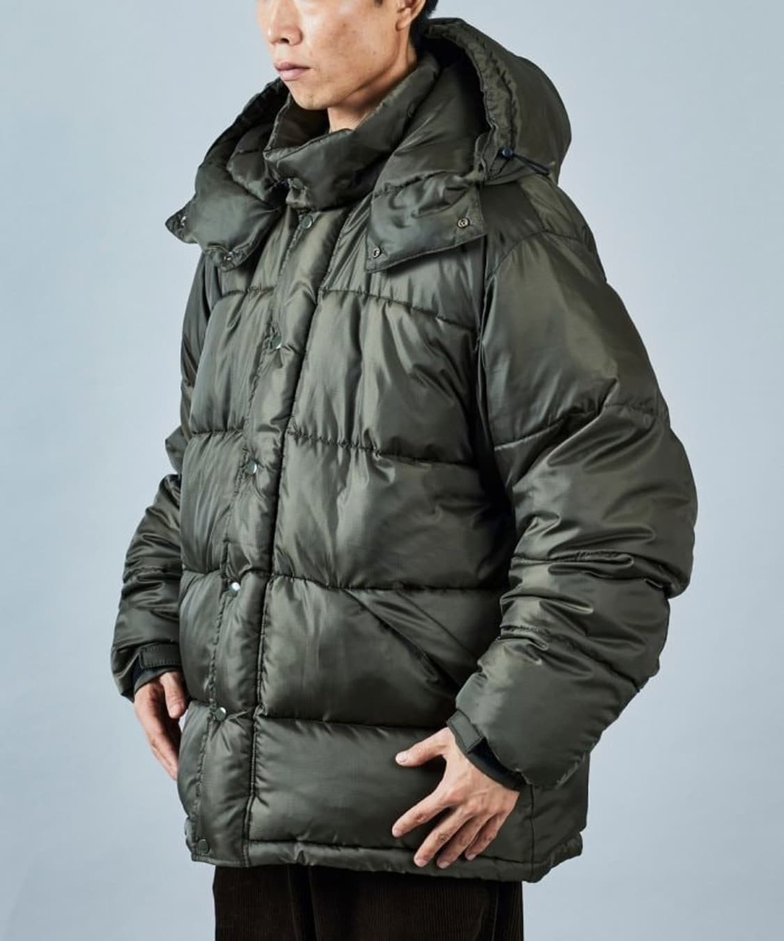 프릭스스토어 프릭스토어 빅실루엣 화이버 후드 패딩 L 상품이미지7