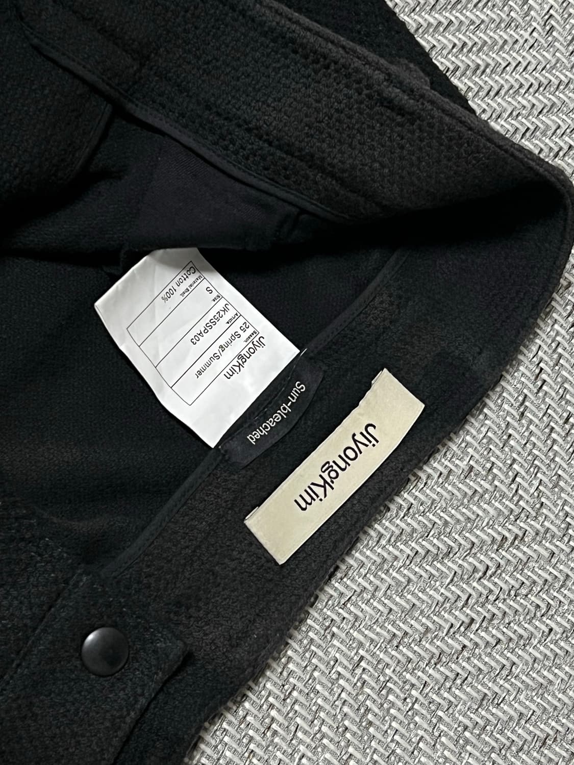 지용킴 25ss 더블니 트라우저 s 상품이미지5