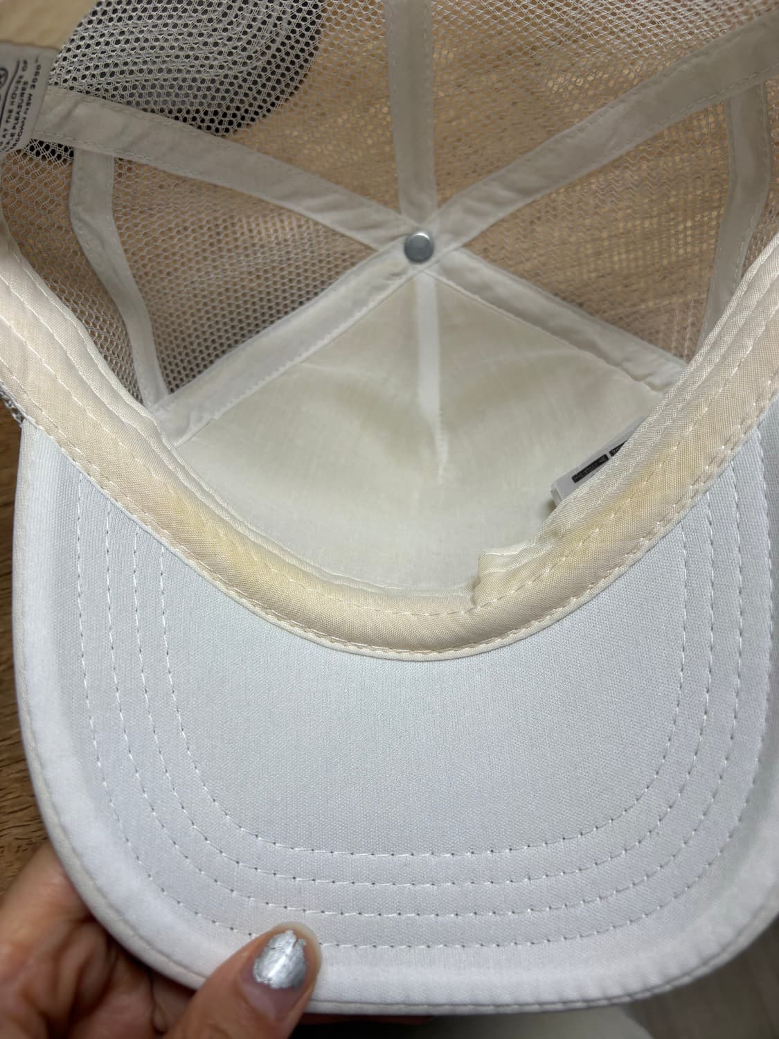 데우스 마키나 흰색메쉬 볼캡(새상품) 상품이미지4