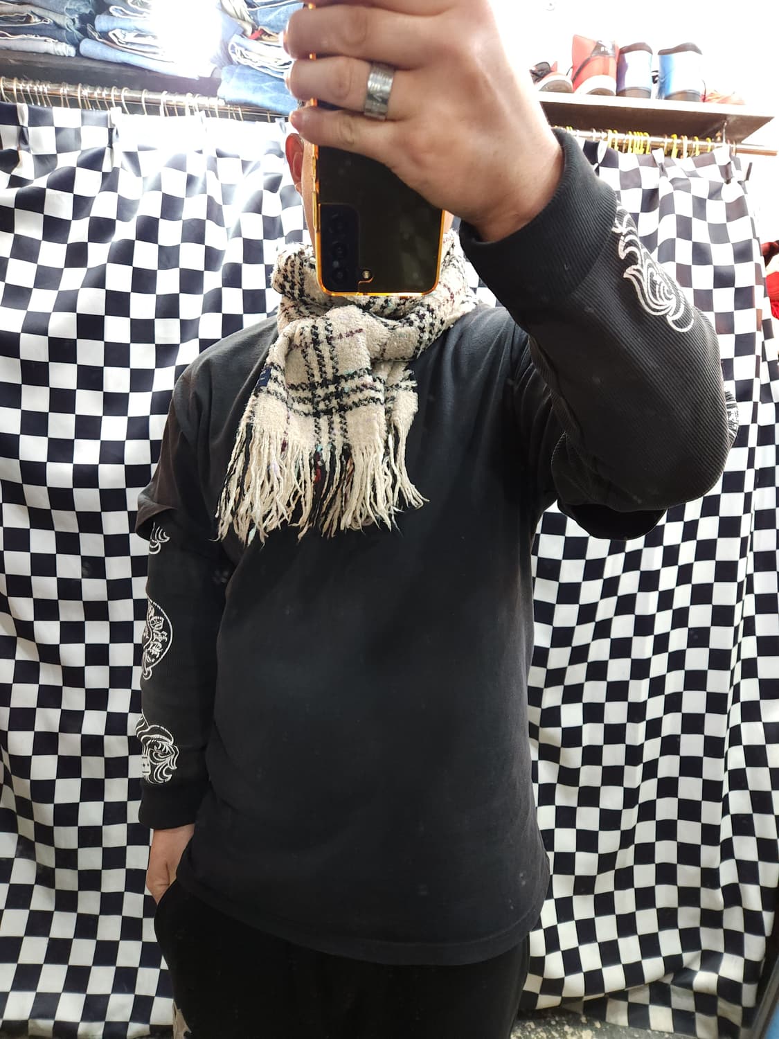 버버리 트위드 노바체크 울 머플러
 상품이미지7