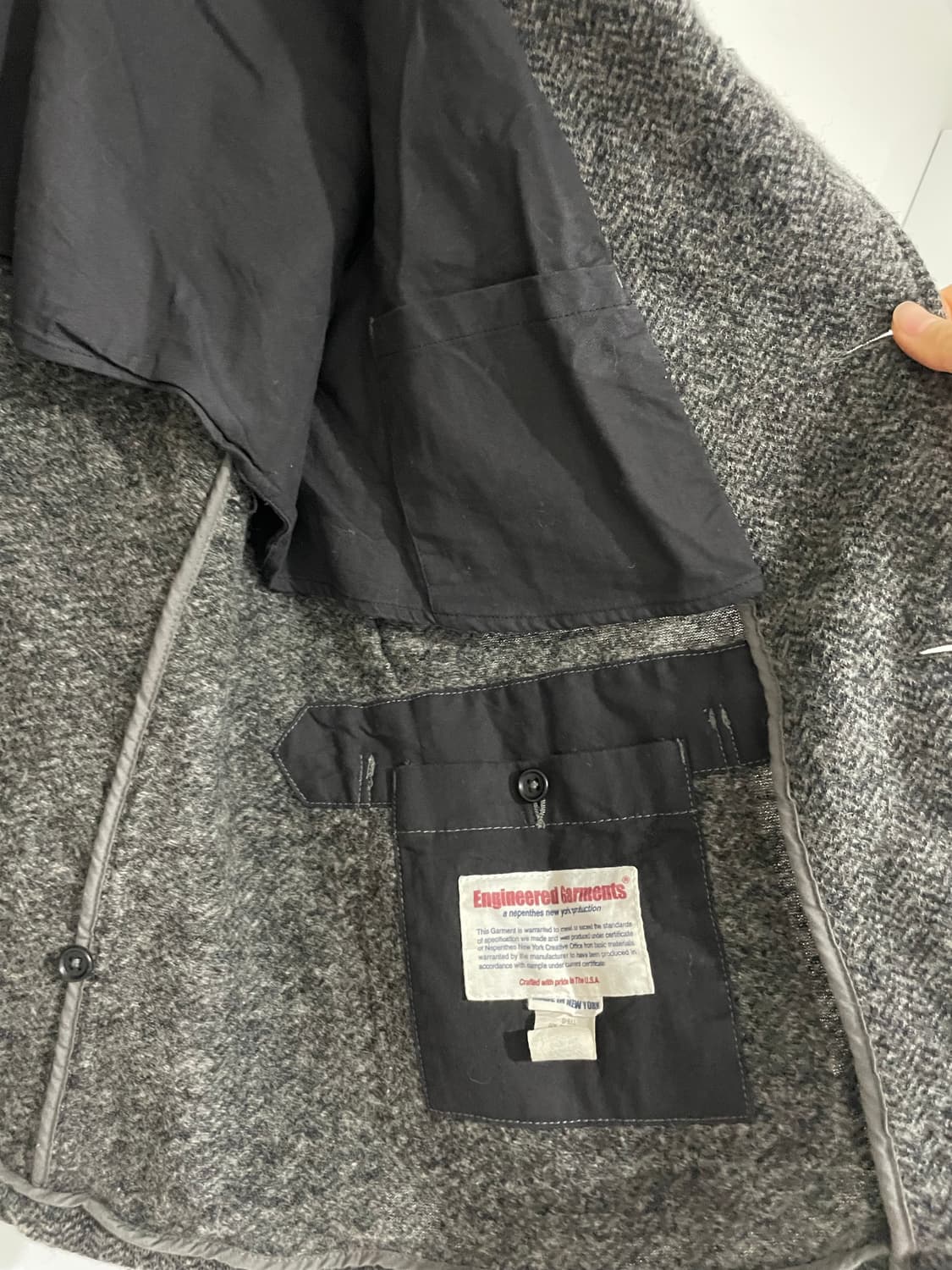 엔지니어드가먼츠 울 자켓 XL 상품이미지6