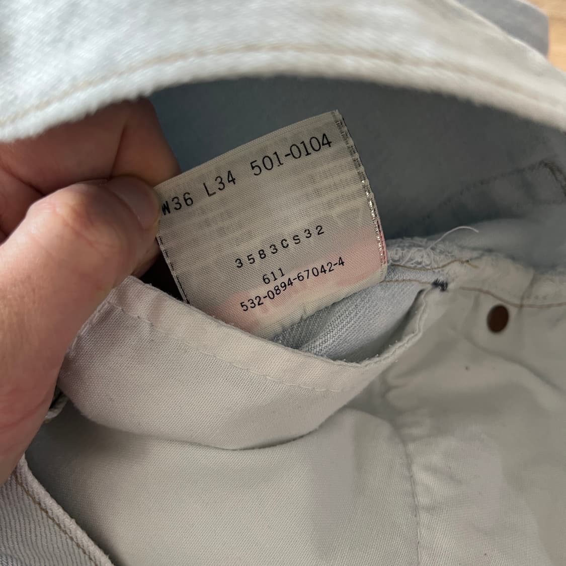 90s USA 리바이스501 [34/표기36] 상품이미지7