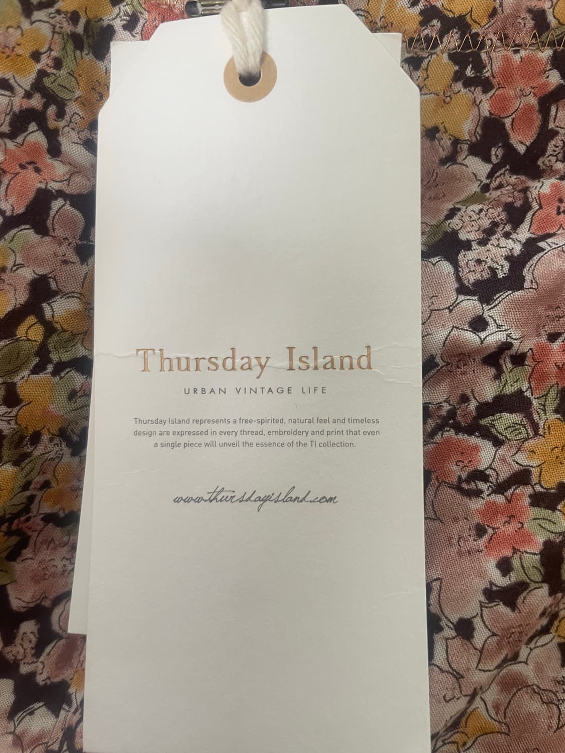 Thursday island 플라워 롱 원피스  상품이미지5