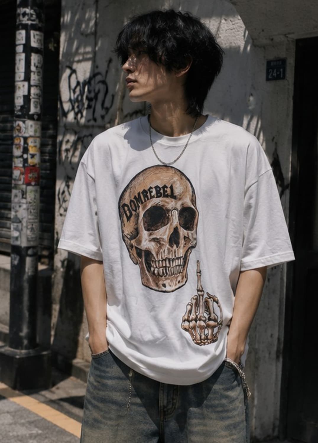 DoomLevel Skull T-Shirt 상품이미지1