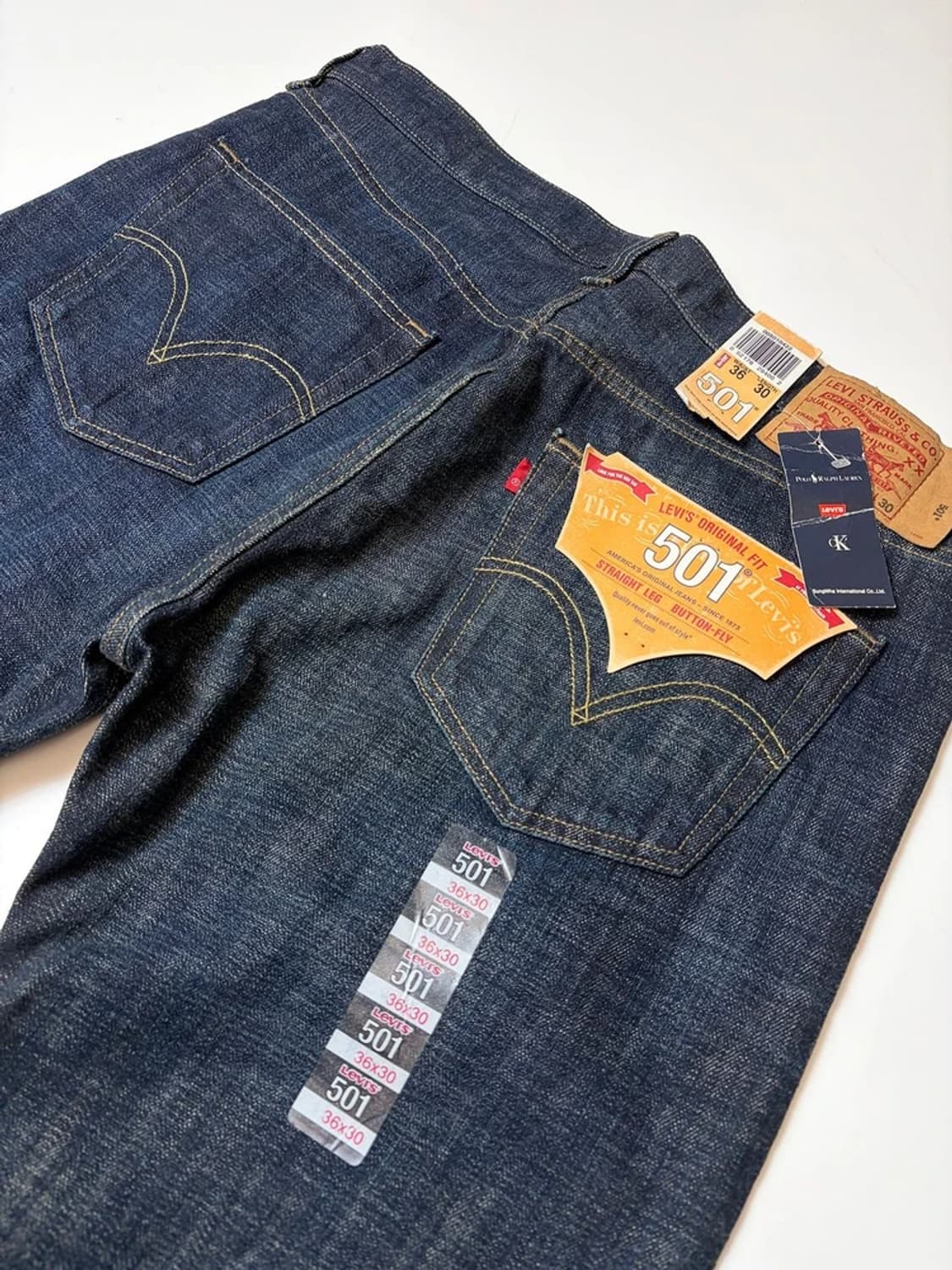 리바이스 501 00's 스트레이트 데님 팬츠 PN9238 상품이미지4