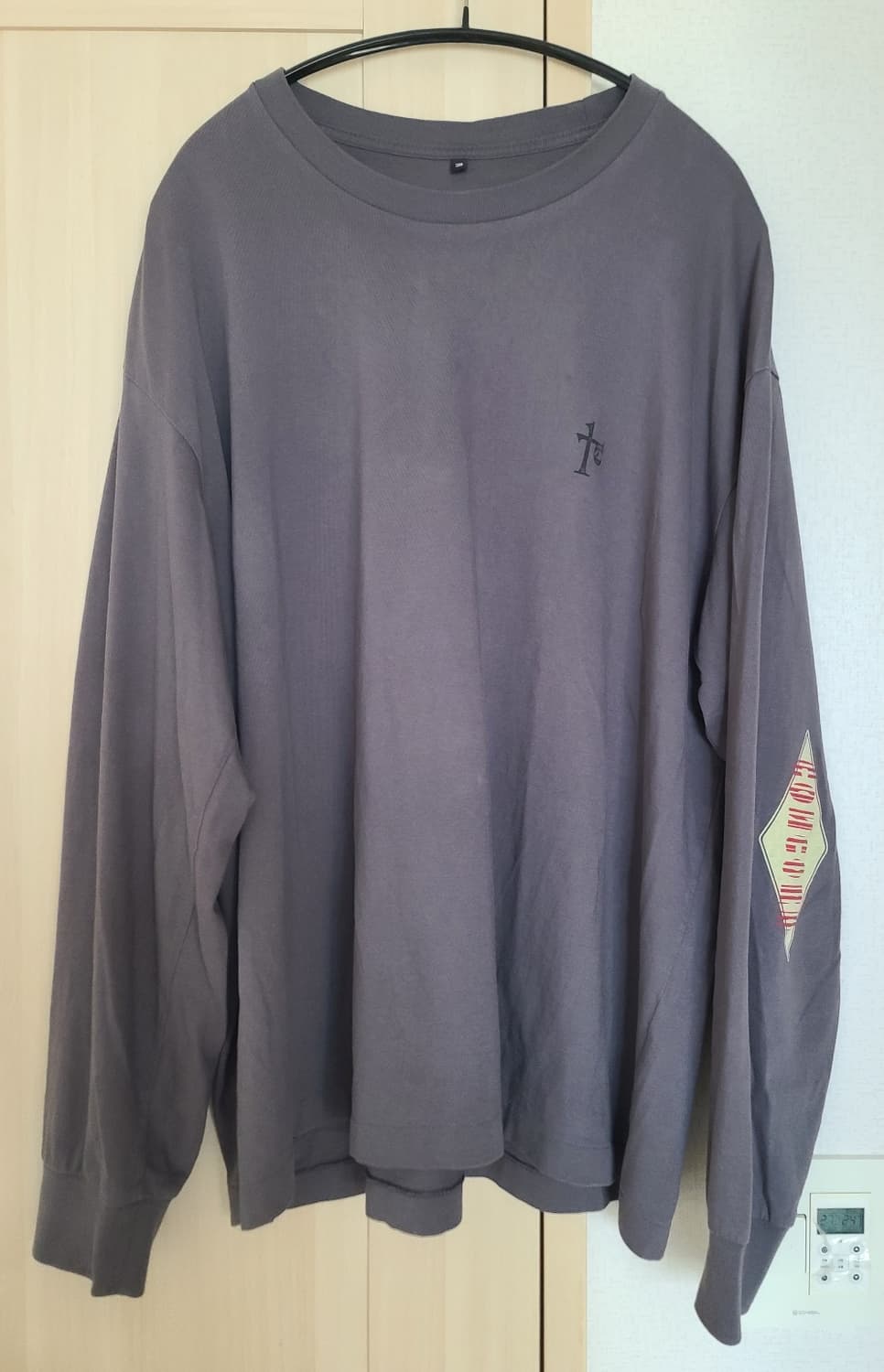 [3] 폴리테루 엘보우 콩코드 롱슬리브 퍼플 그레이 상품이미지3