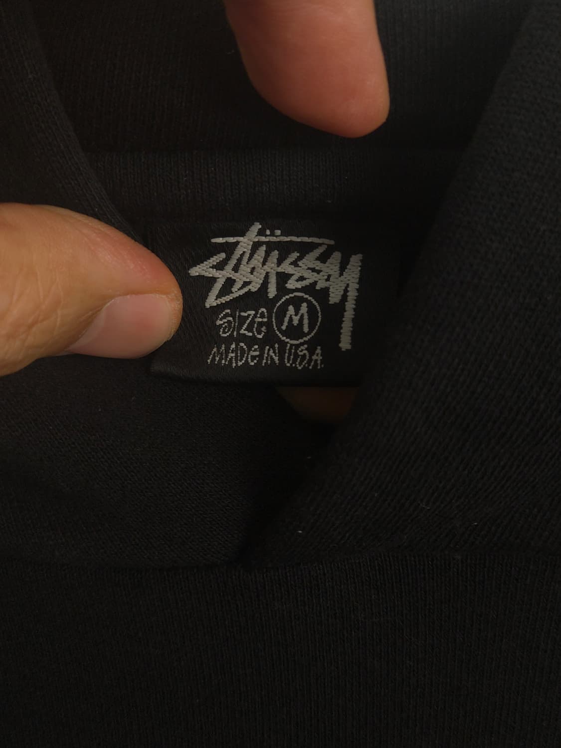 스투시 유니온 91-21 콜라보 후드 블랙 Made in USA 상품이미지6