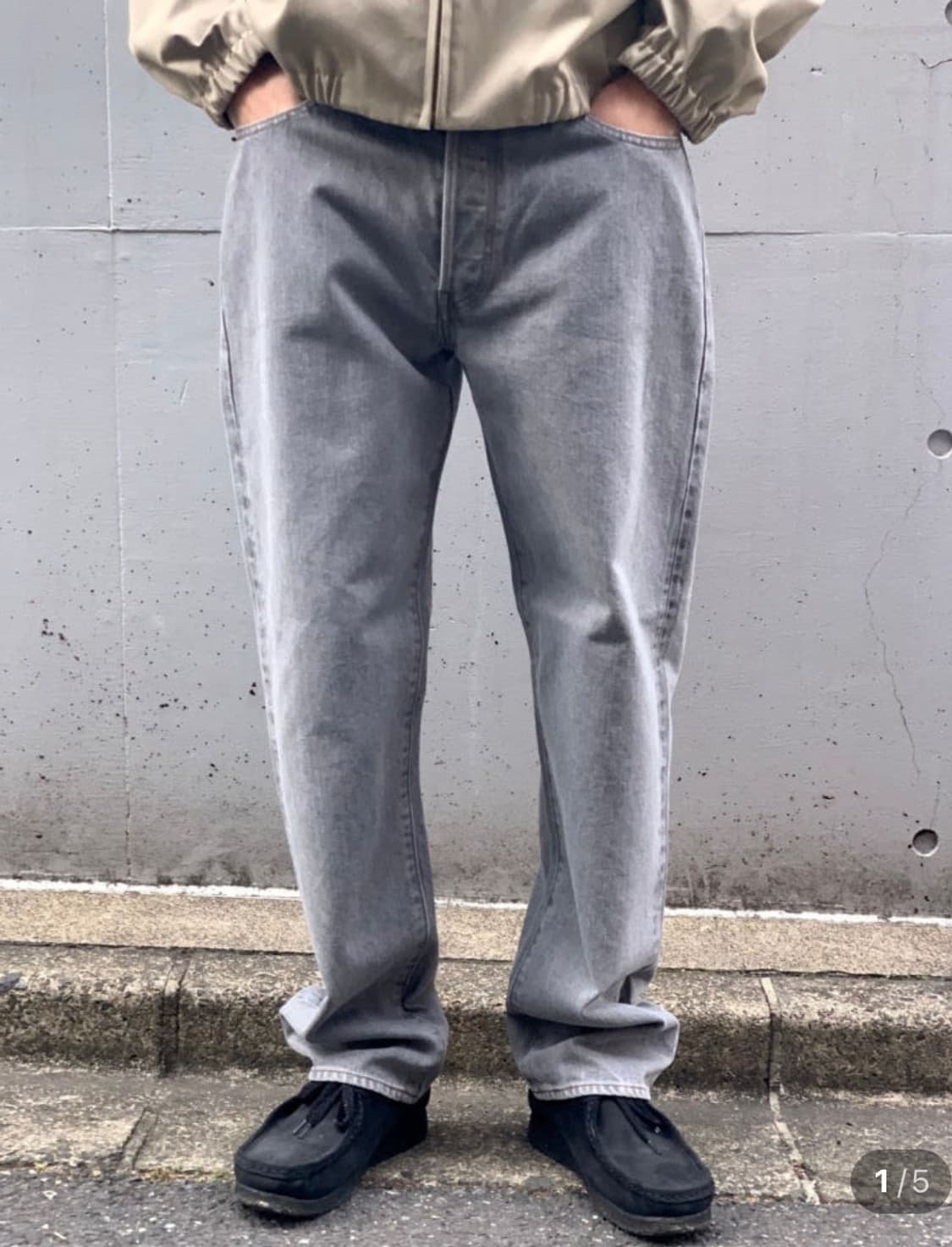 시오타 수빈코튼 5p데님 스트레이트 (32) 상품이미지1