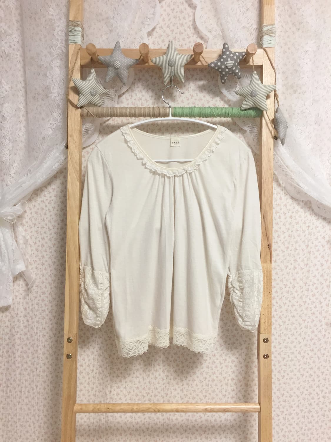 빈티지 엑시즈팜 레이스 슬리브 상품이미지1