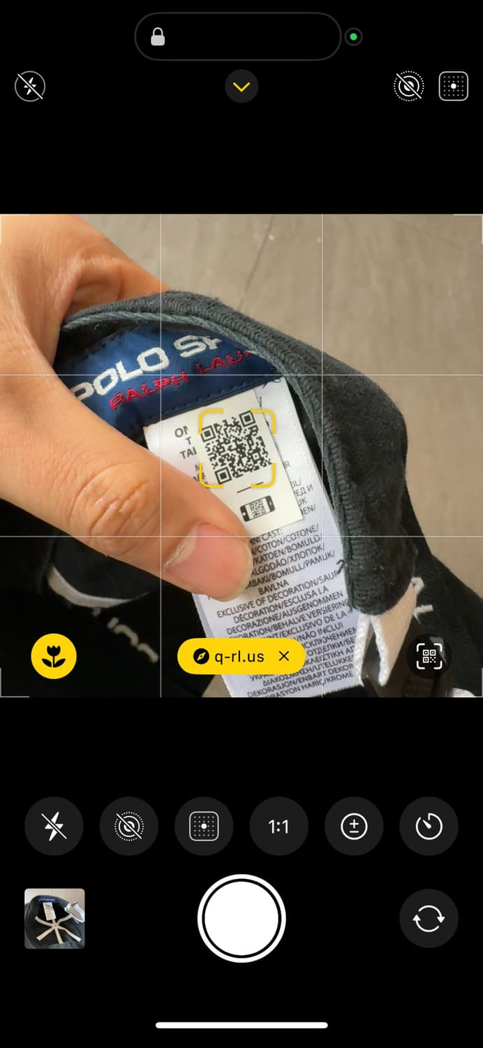 폴로 정품 스포츠 트윌 블랙 캡 상품이미지5