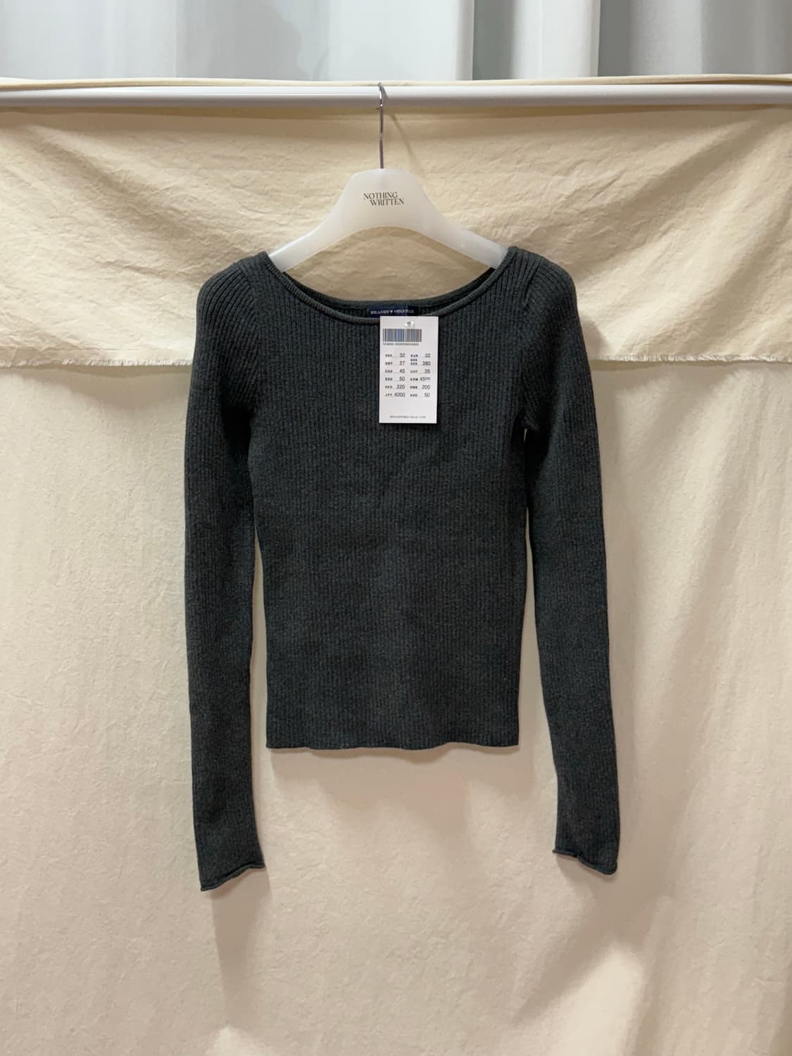 브랜디멜빌 슬림 니트골지티 상품이미지1