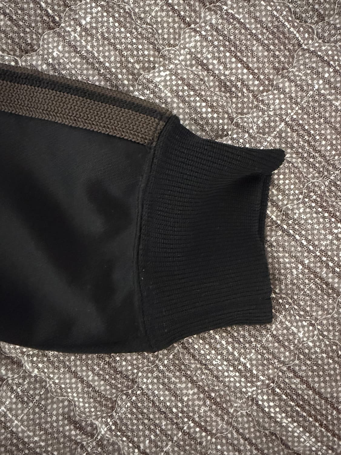 니들스 트랙 자켓 폴리 스무스 블랙 다크 브라운 상품이미지4