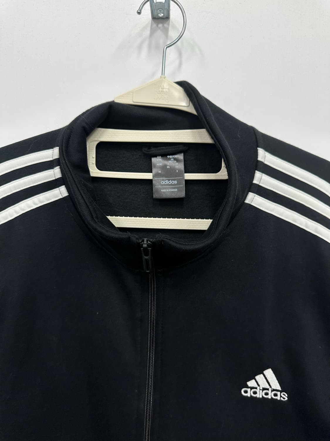 아디다스 블랙 마샬아츠 코튼 져지 트랙탑  상품이미지2