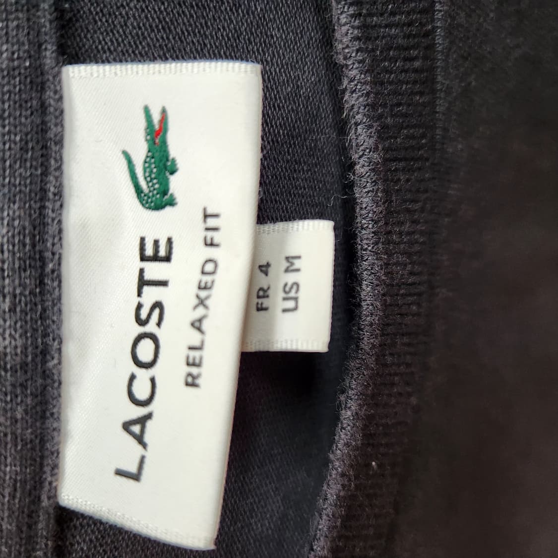 라코스테 로고 반팔티 M(L) 상품이미지5