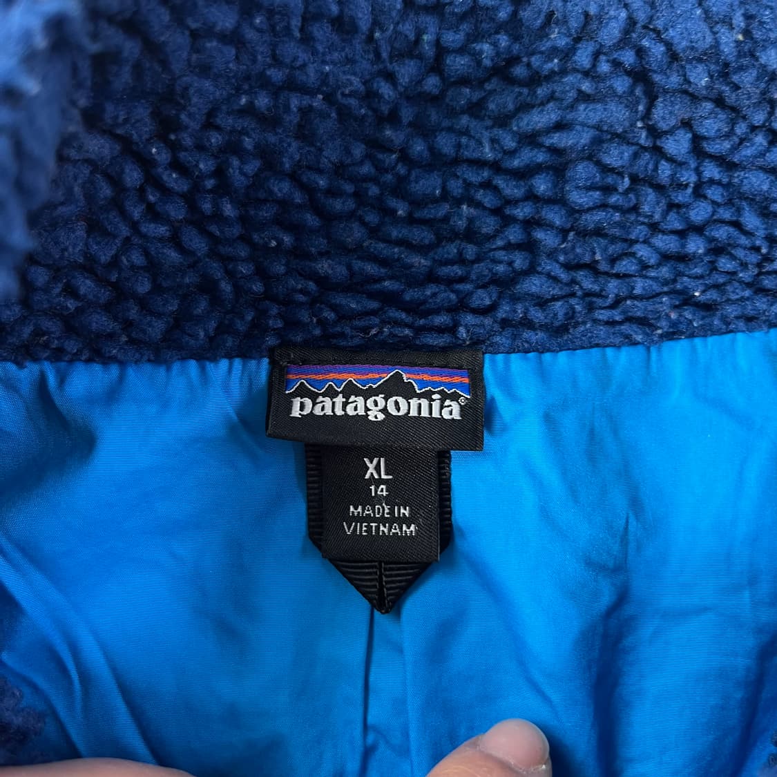 90 파타고니아 양털 레트로 플리스 조끼 상품이미지3