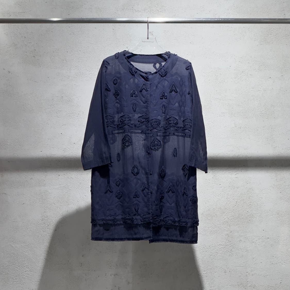 이세이 미야케 HAAT 쉬어 자카드 가디건 상품이미지1