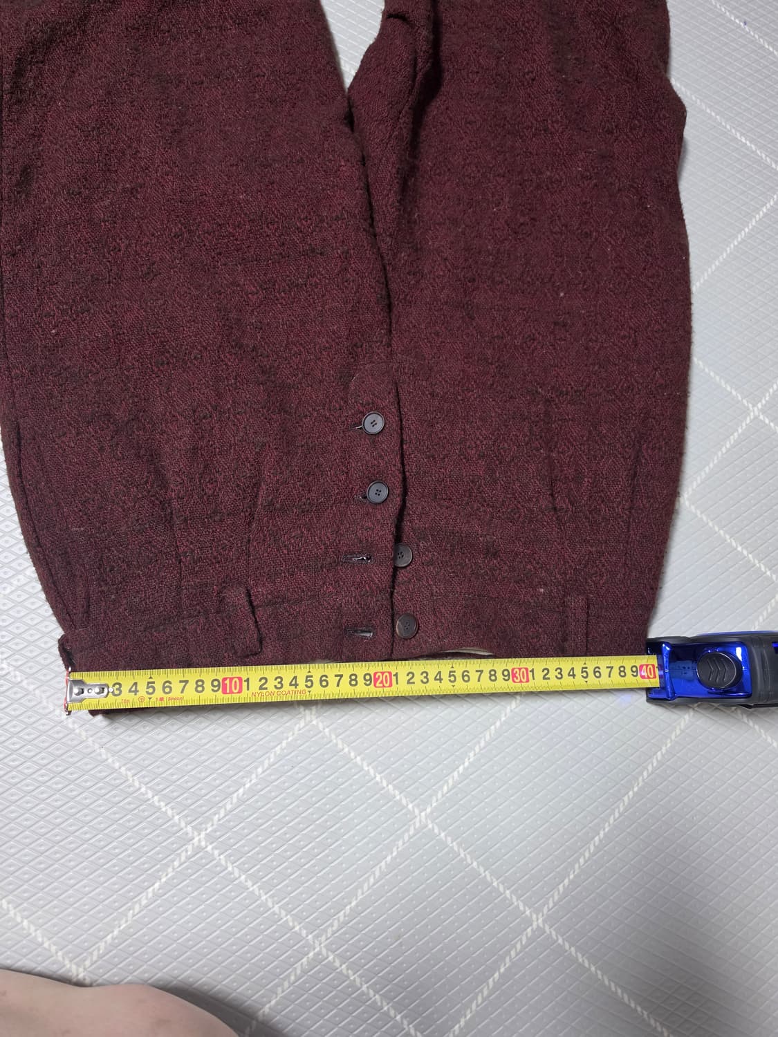 Yuta matsuoka hook pants dark red 2size 상품이미지2