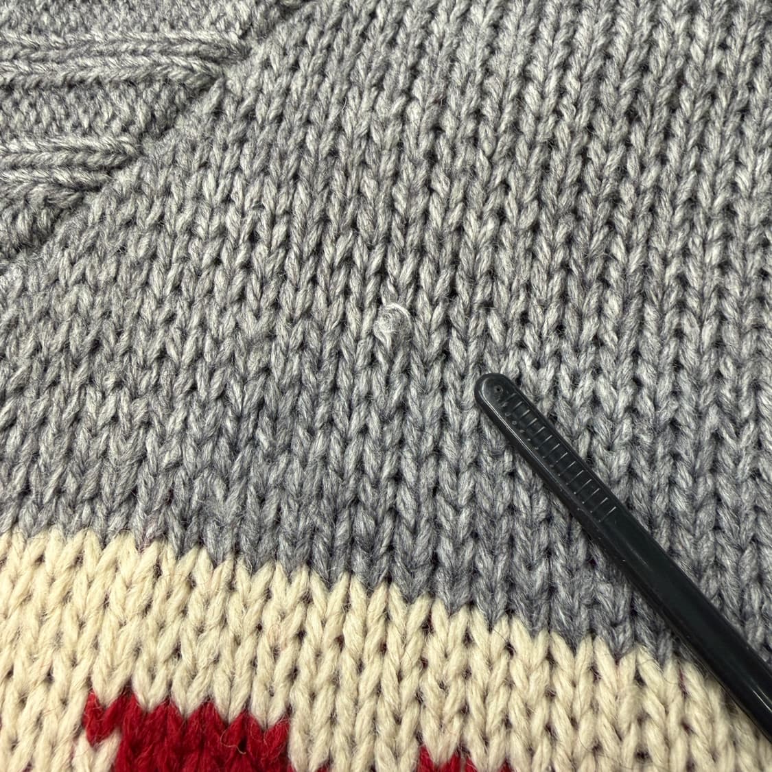 빈티지 울혼방 코위찬 집업 [ 110 ] 상품이미지7