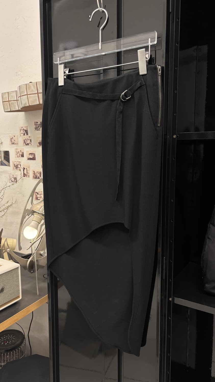 HELMUT LANG asymmetrical belt skirt 상품이미지4