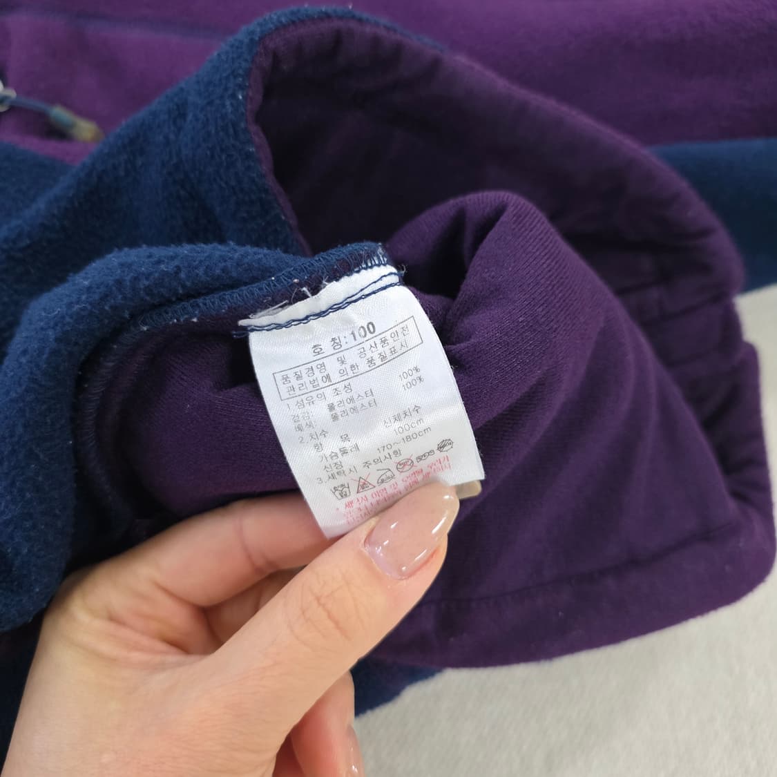 100 K2 후리스 집업 자켓 0225J 상품이미지4