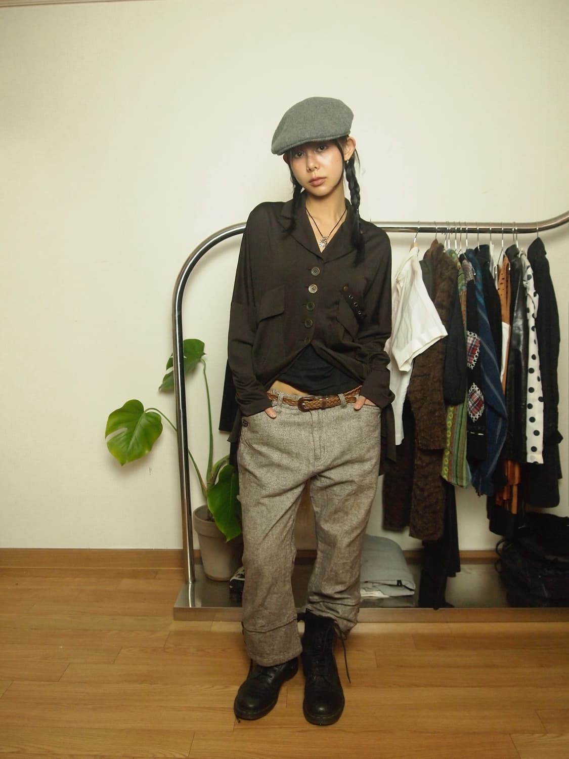 미치코런던 버튼 버뮤다 팬츠 상품이미지1