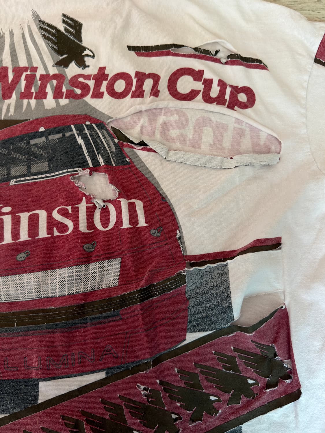 Vintage distressed Winston Long sleeve 상품이미지3