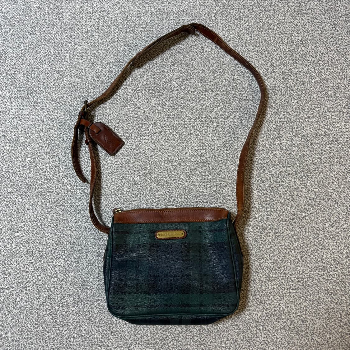 폴로 랄프로렌 타탄체크 크로스백 상품이미지3