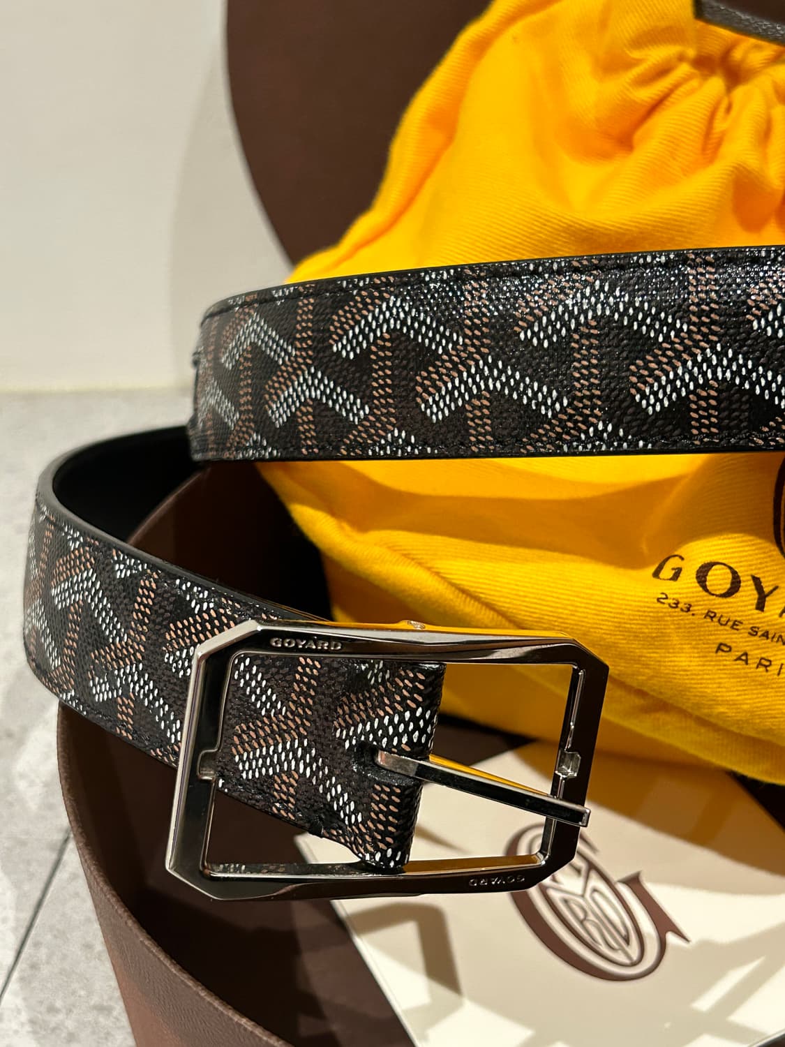 Goyard Leather Belt 상품이미지2