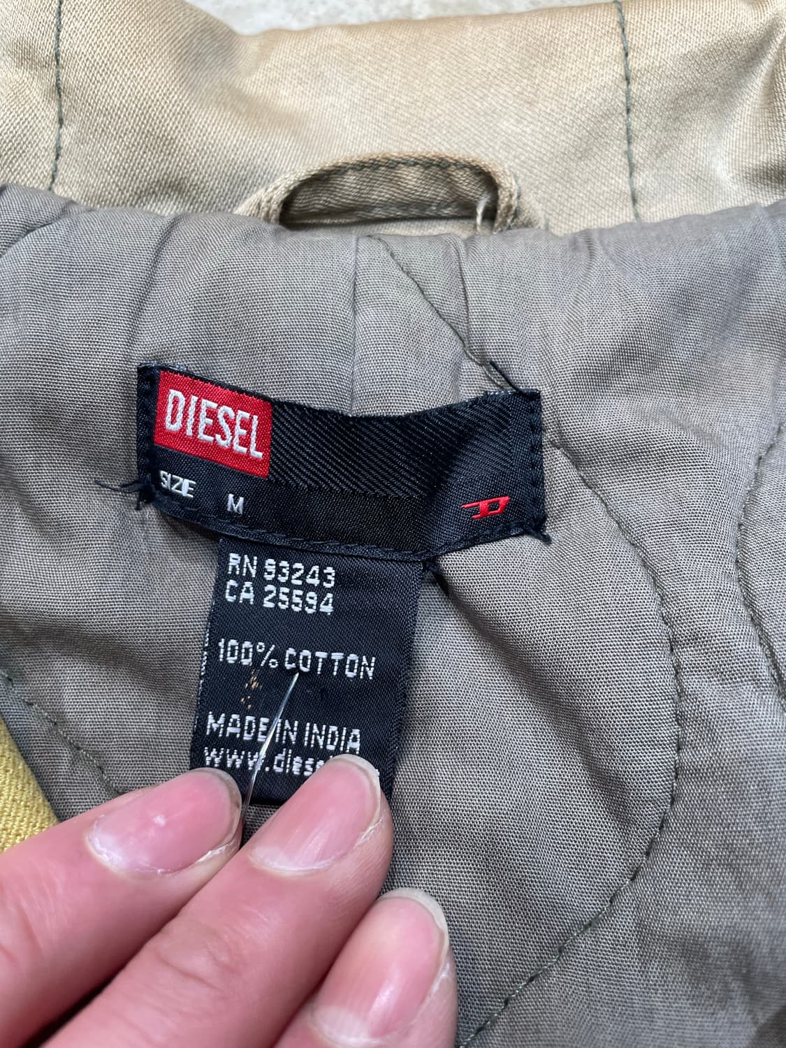 Diesel Grunge Double Coat 상품이미지9