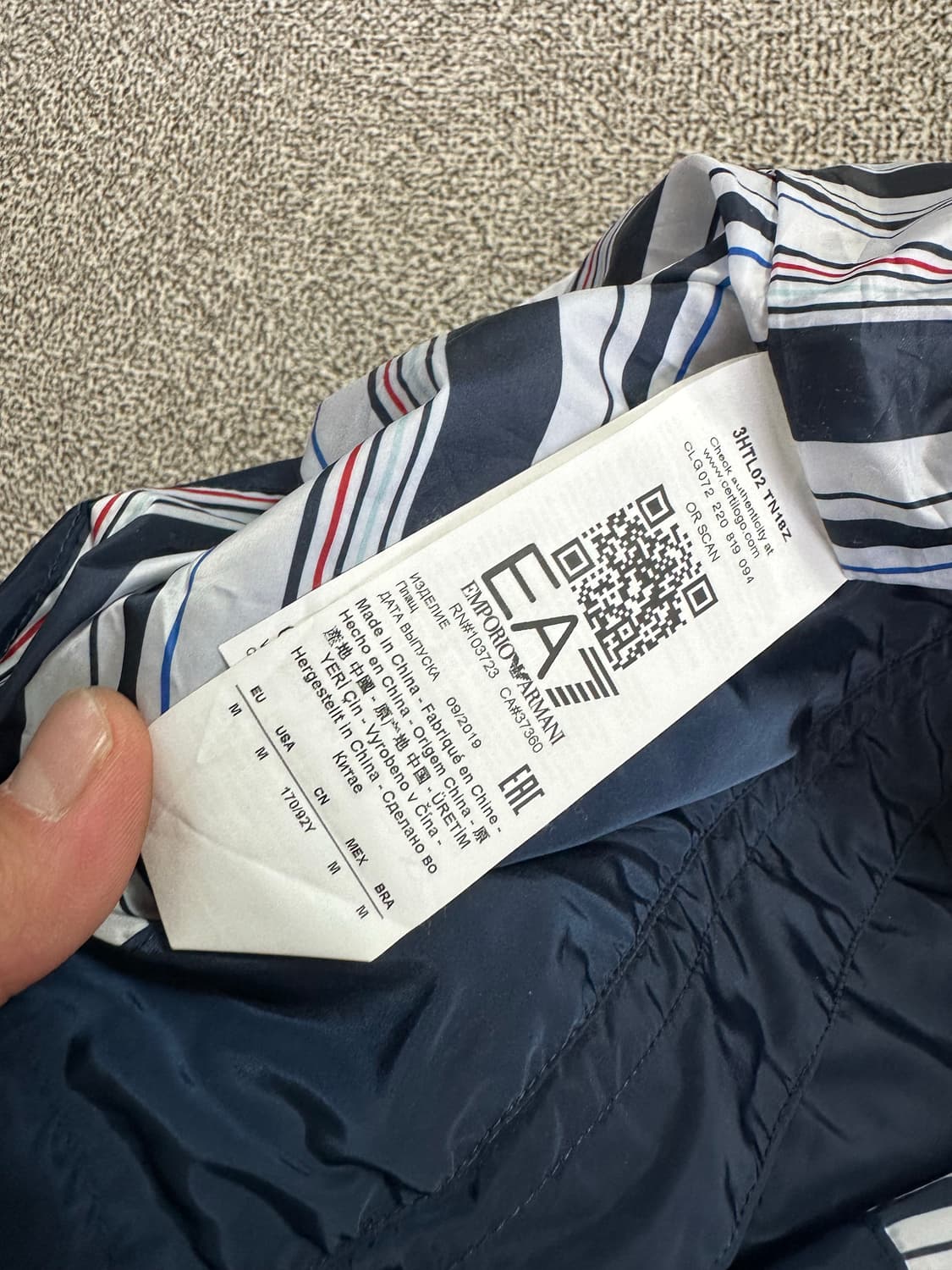 엠포리오 아르마니 ea7 바람막이 상품이미지5