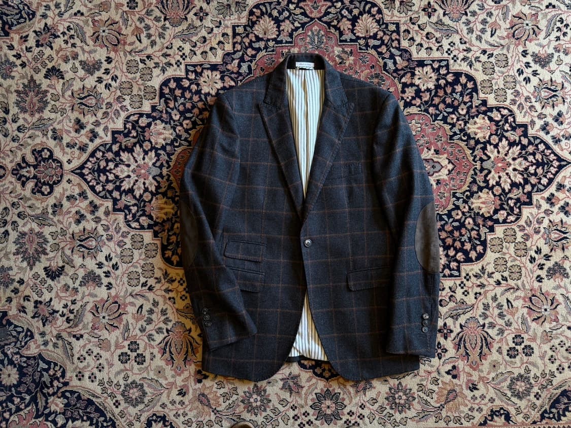 마이클 바스티안 플란넬 패브릭 메인라벨 스포츠자켓 100 상품이미지4