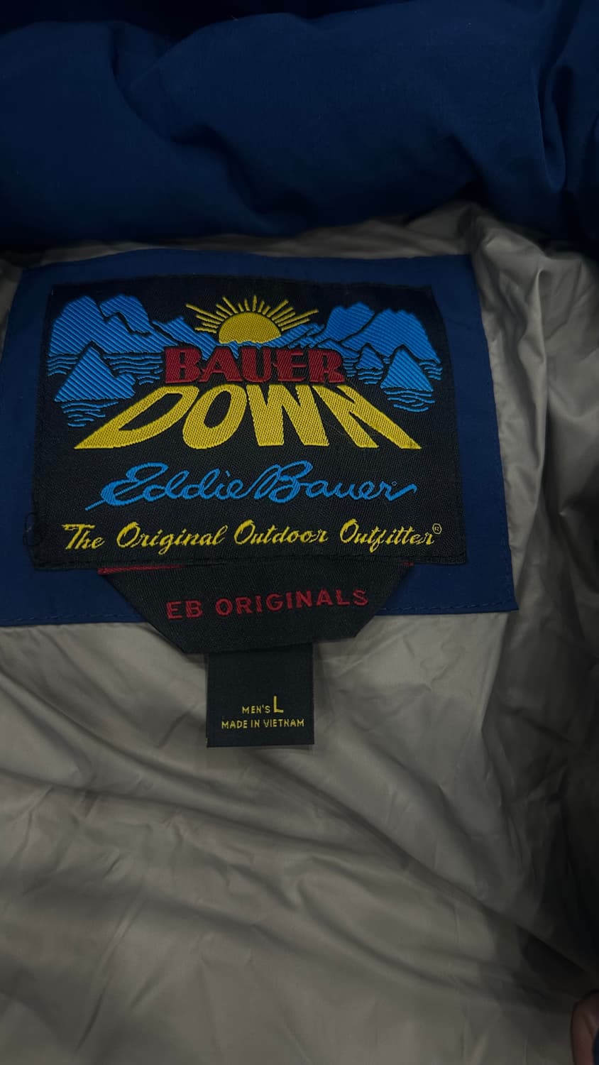 에디바우어 카라코람 구스다운 블루 L   상품이미지4