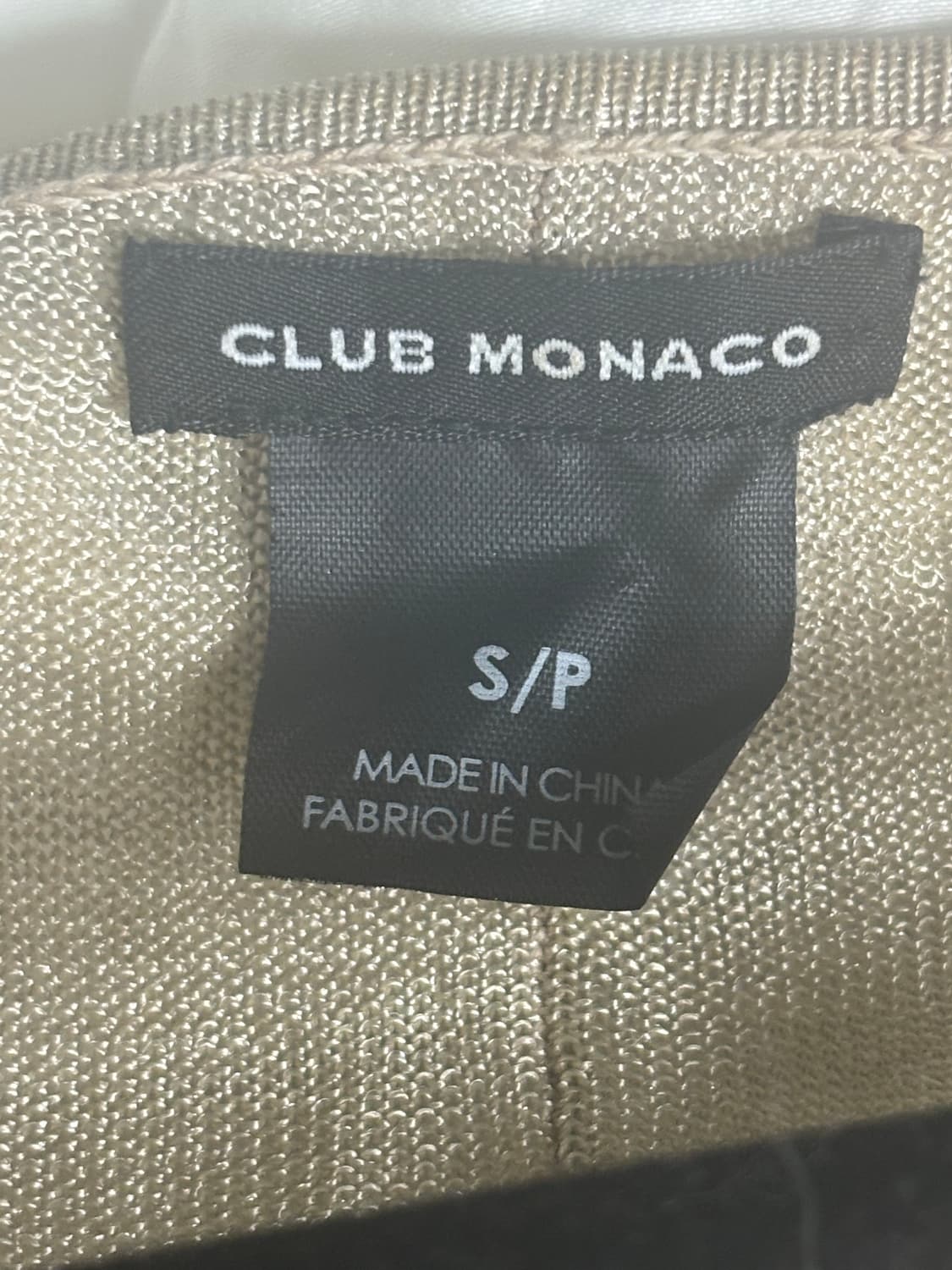 클럽 모나코 Club Monaco 골드 쉬어 니트 셔츠 드레스   상품이미지5