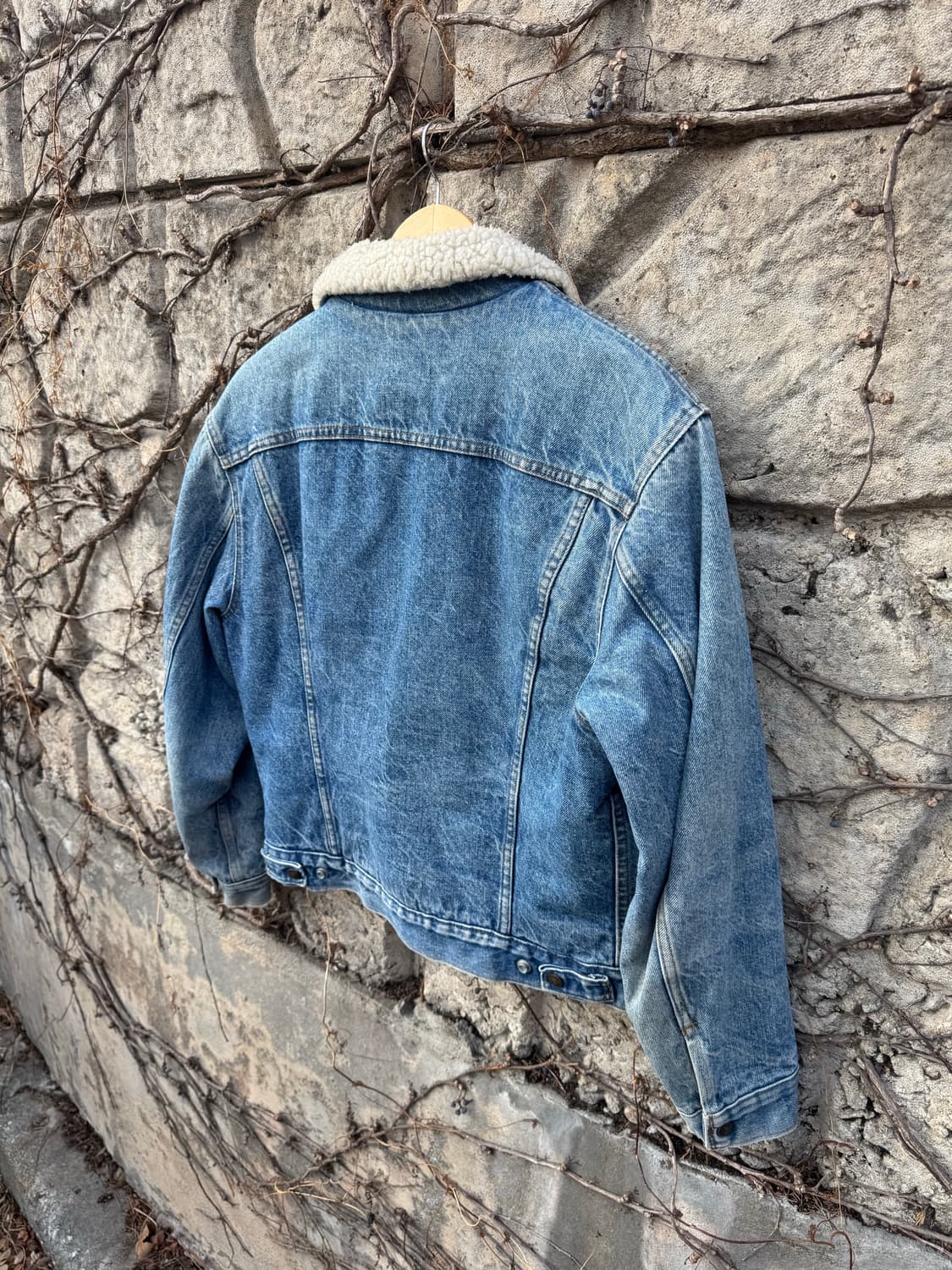 80s 리바이스 빈티지 쉐르파 안감 데님 트러커 자켓 웨스턴 상품이미지4