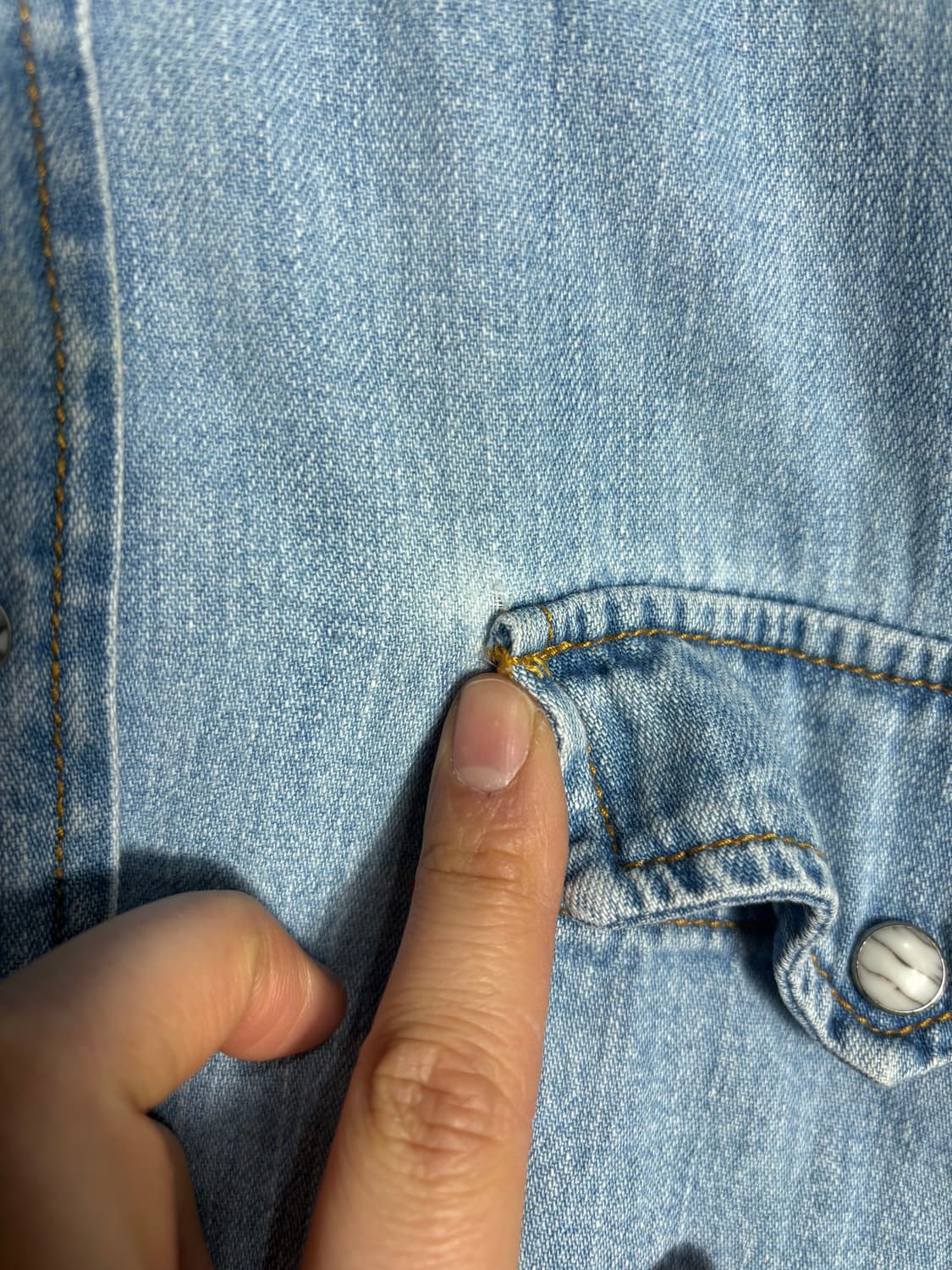 리바이스 웨스턴 데님 셔츠 상품이미지7