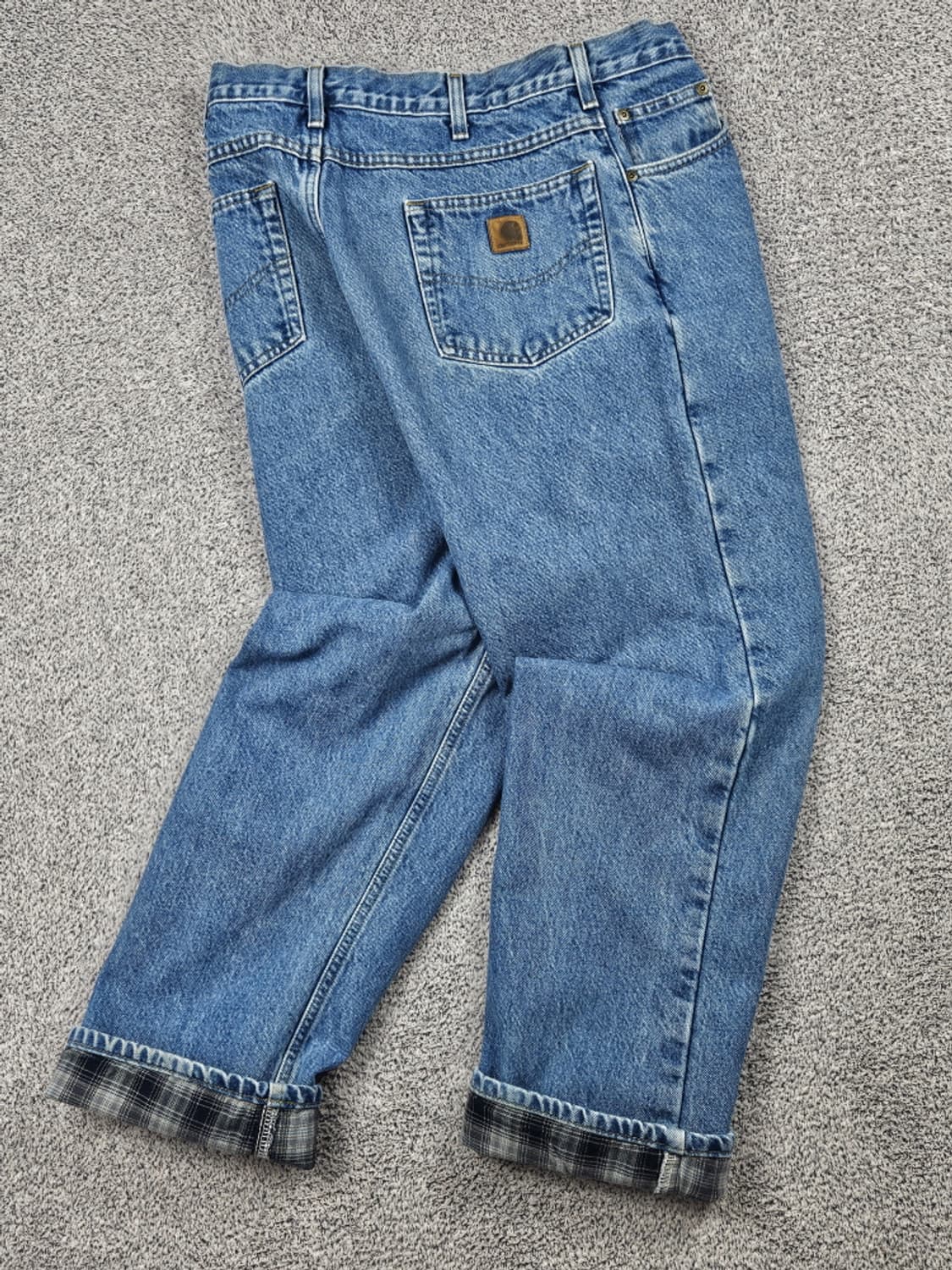 칼하트 헤비 플란넬 데님 워크 팬츠 ( 34 X 30 ) / 10375 상품이미지4