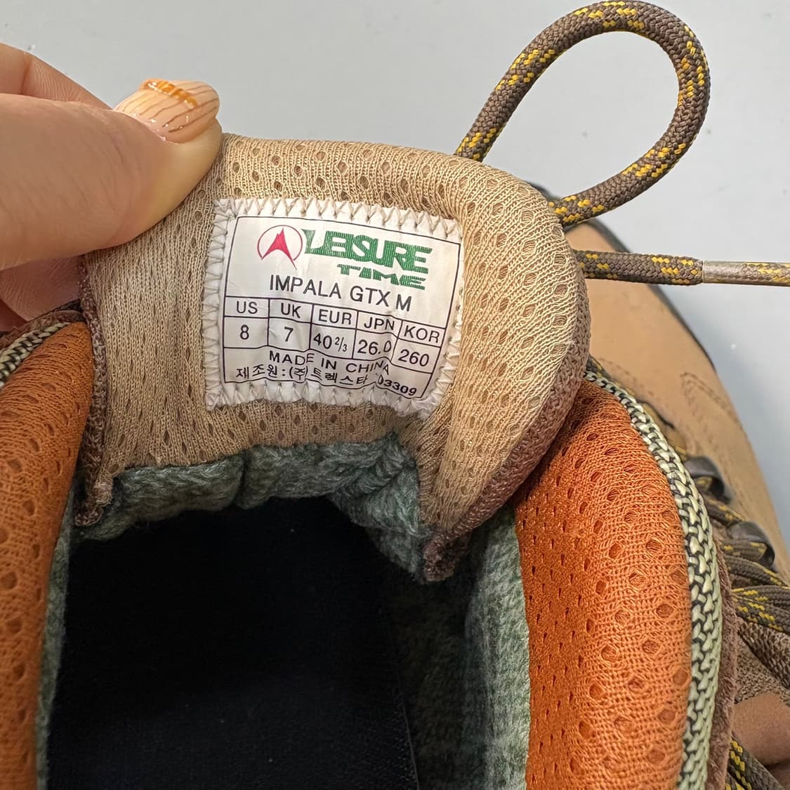 260 트렉스타 레저타임 등산화 0406J 상품이미지9