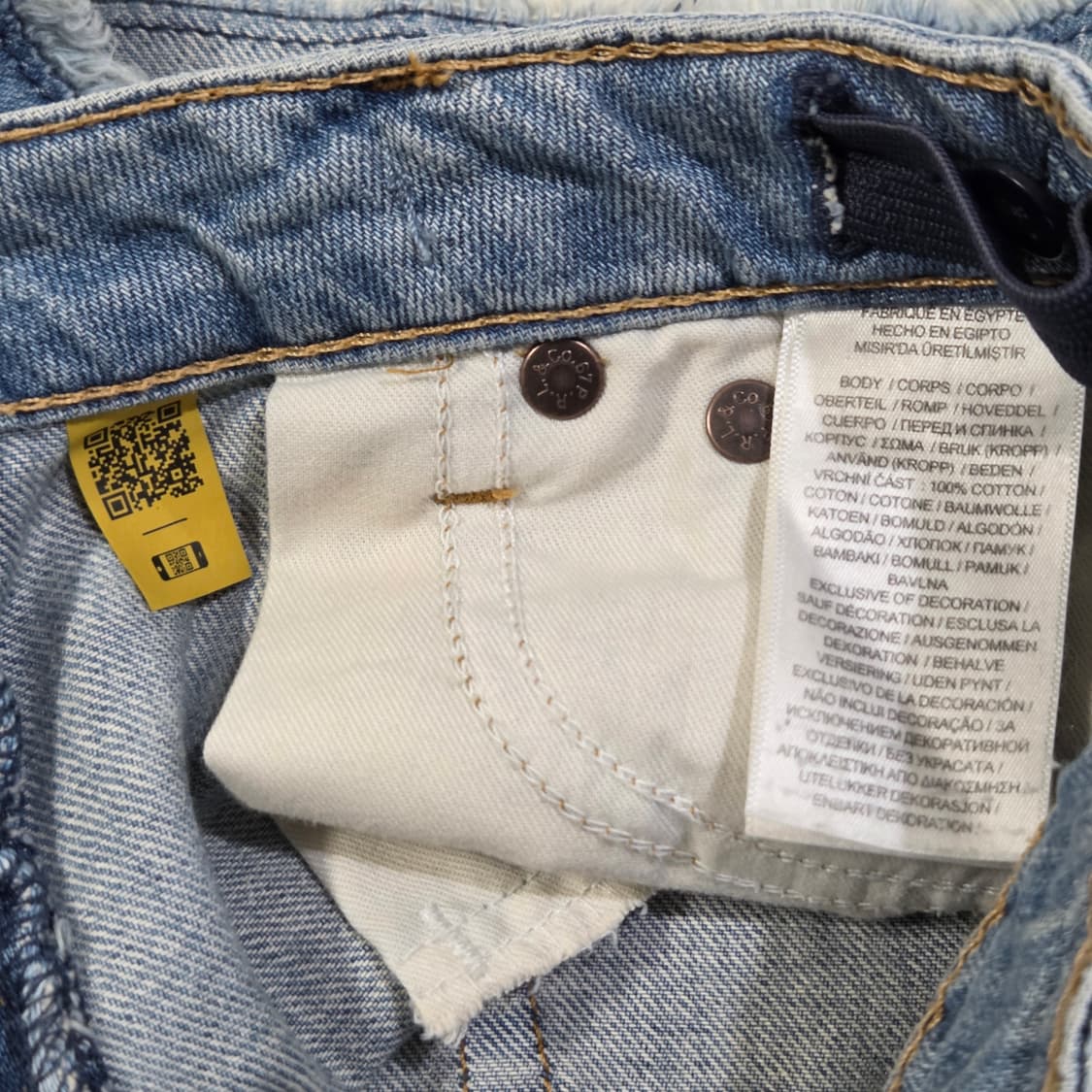 폴로랄프로렌 연청 데님 핫팬츠 12 상품이미지6