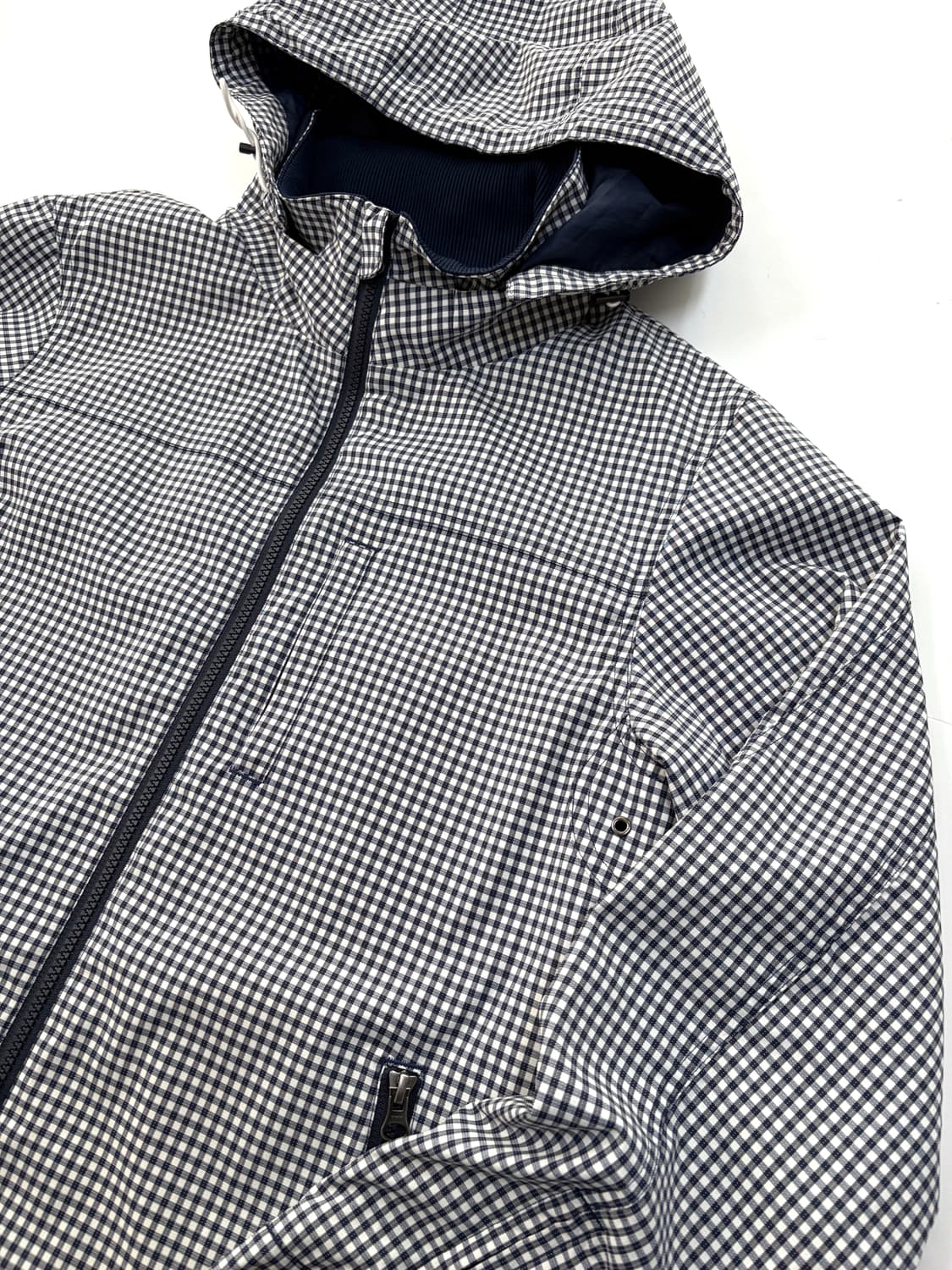 CHAPS 깅엄체크 후드 집업 자켓 상품이미지2