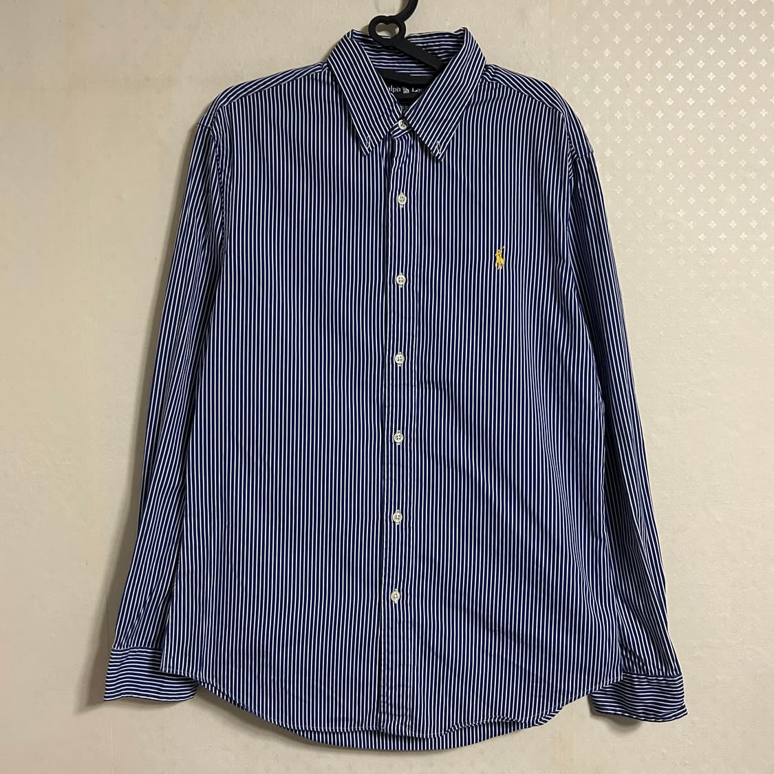 폴로 랄프로렌 스트라이프 셔츠 스카이 블루 M 상품이미지4