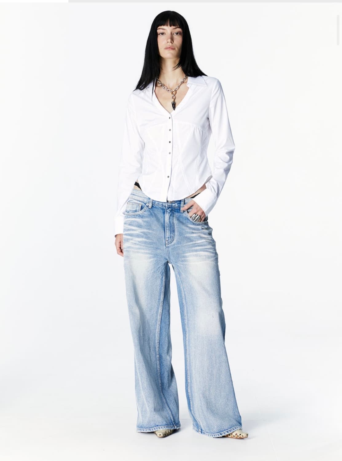 2000아카이브스 SNYDER WIDE DENIM (BLUE) 상품이미지1