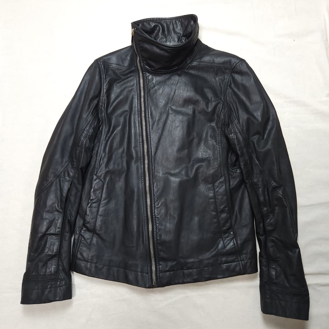 [52] 13FW 릭오웬스 바우하우스 송아지 가죽자켓 상품이미지1