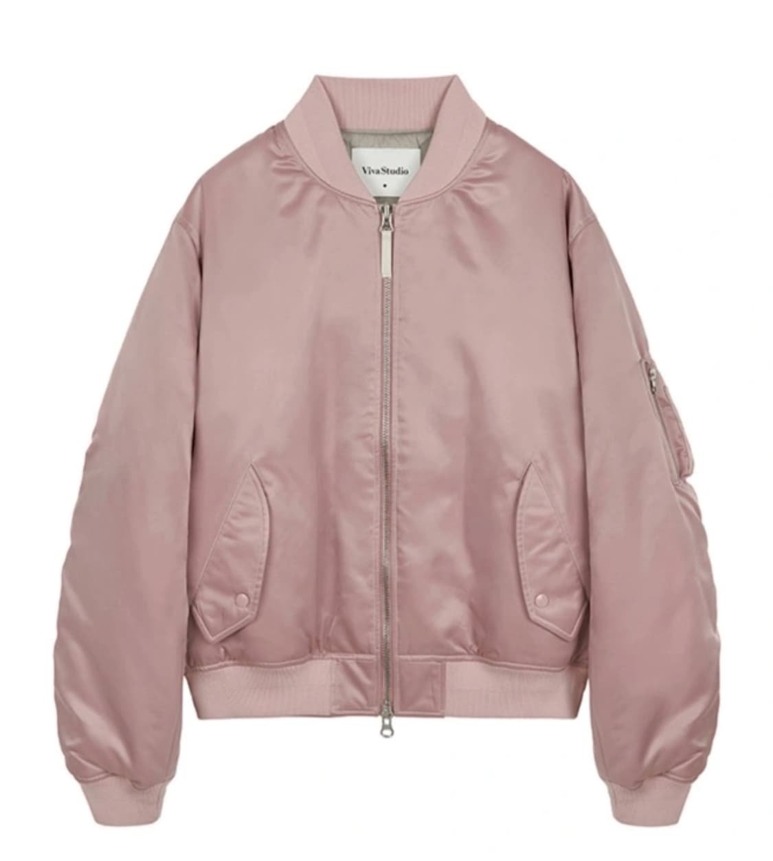 비바스튜디오 스티치 MA-1 점퍼 핑크 상품이미지1